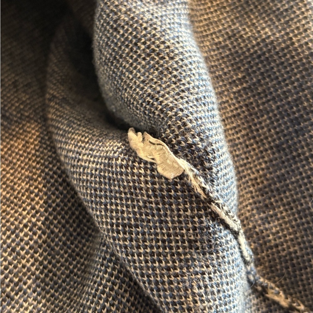 Crown & Ivy Blue, Black and White Turtleneck Sweater - Picture 7 of 7
